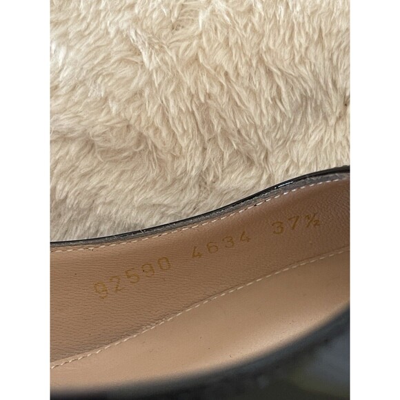 Gianvito Rossi Women's Black Patent Leather Slingback Pumps EU 37 1/2 US 7 $695 - Picture 4 of 16